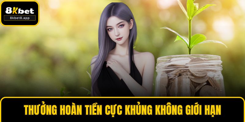 Thưởng hoàn tiền cực khủng không giới hạn